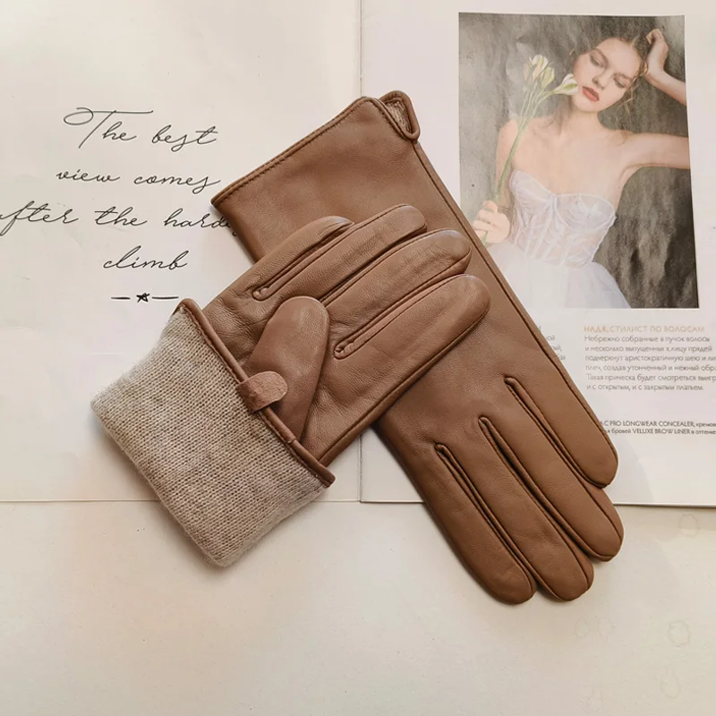 gants-en-cuir-marron